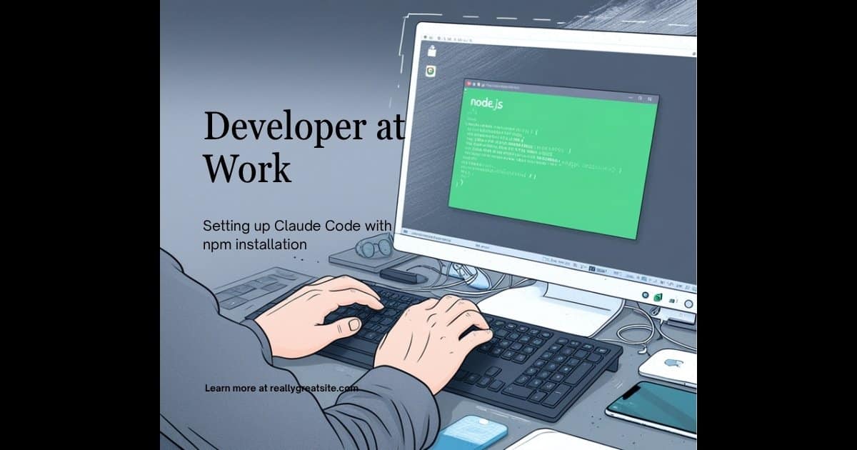 התקנת Claude Code דרך שורת הפקודה npm install - מדריך התקנה